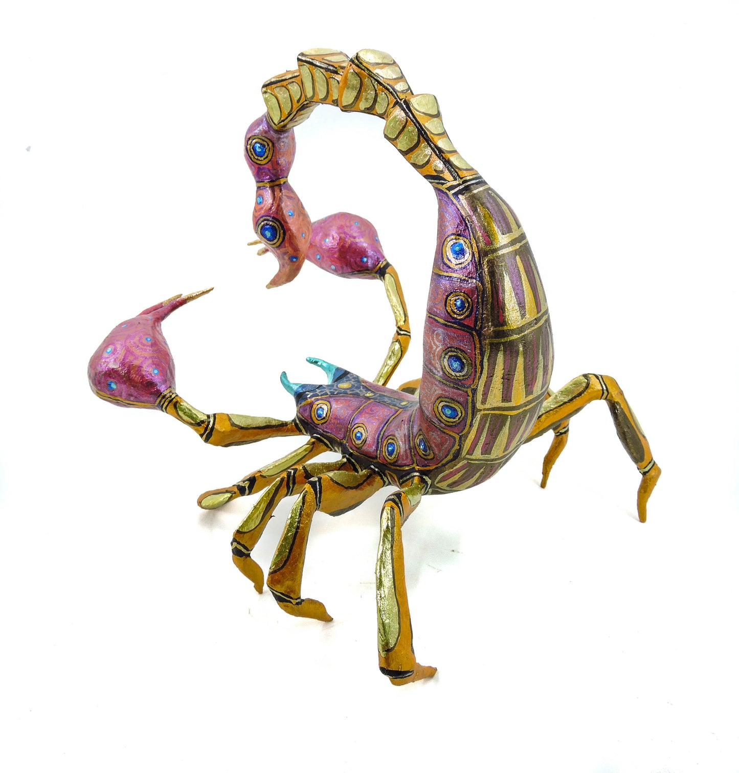 Escorpion Metalico Rojo