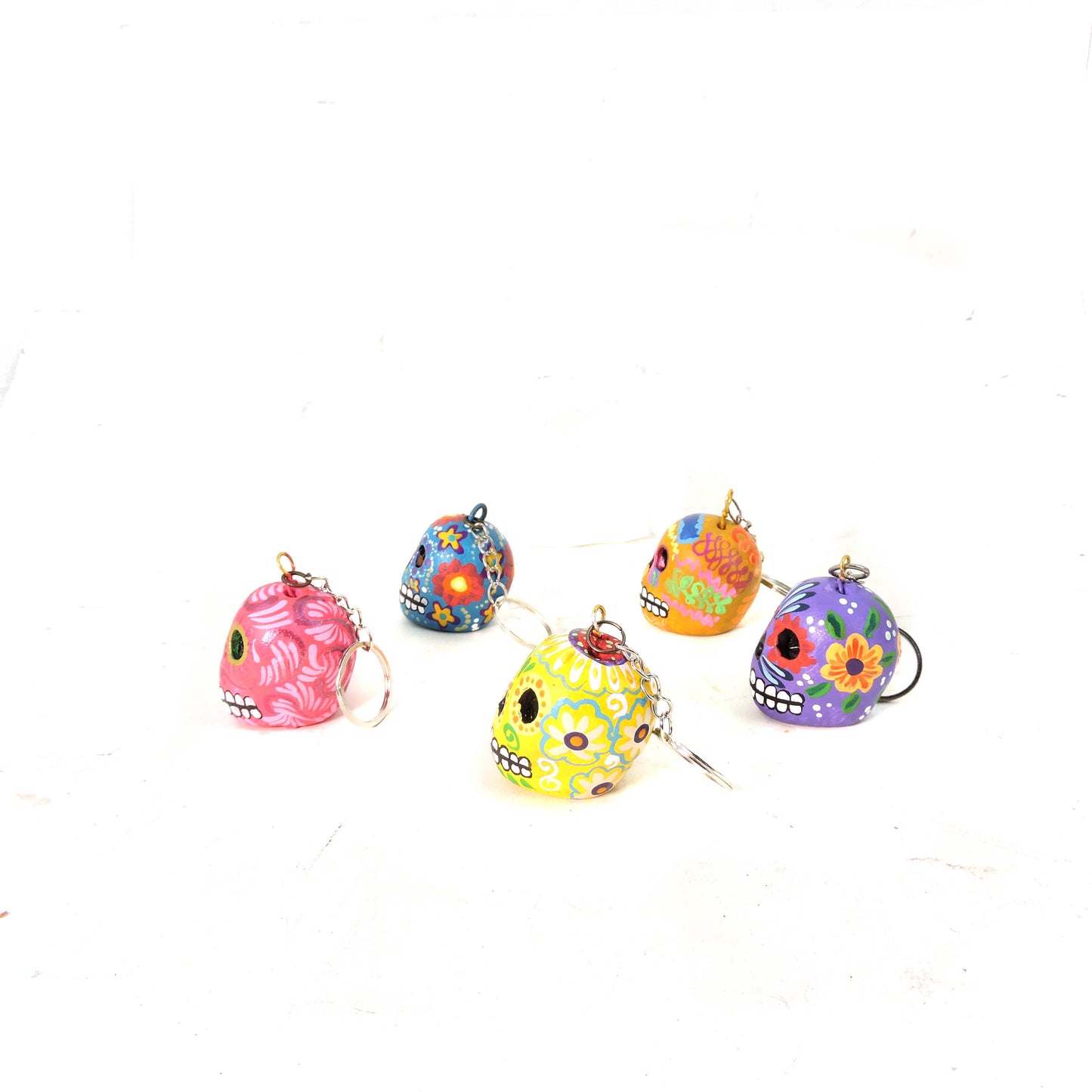 Set de 5 llaveros Craneo 4