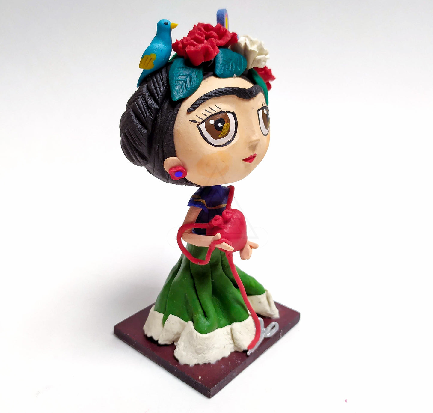 Muñeca Frida Khalo Vestido Verde