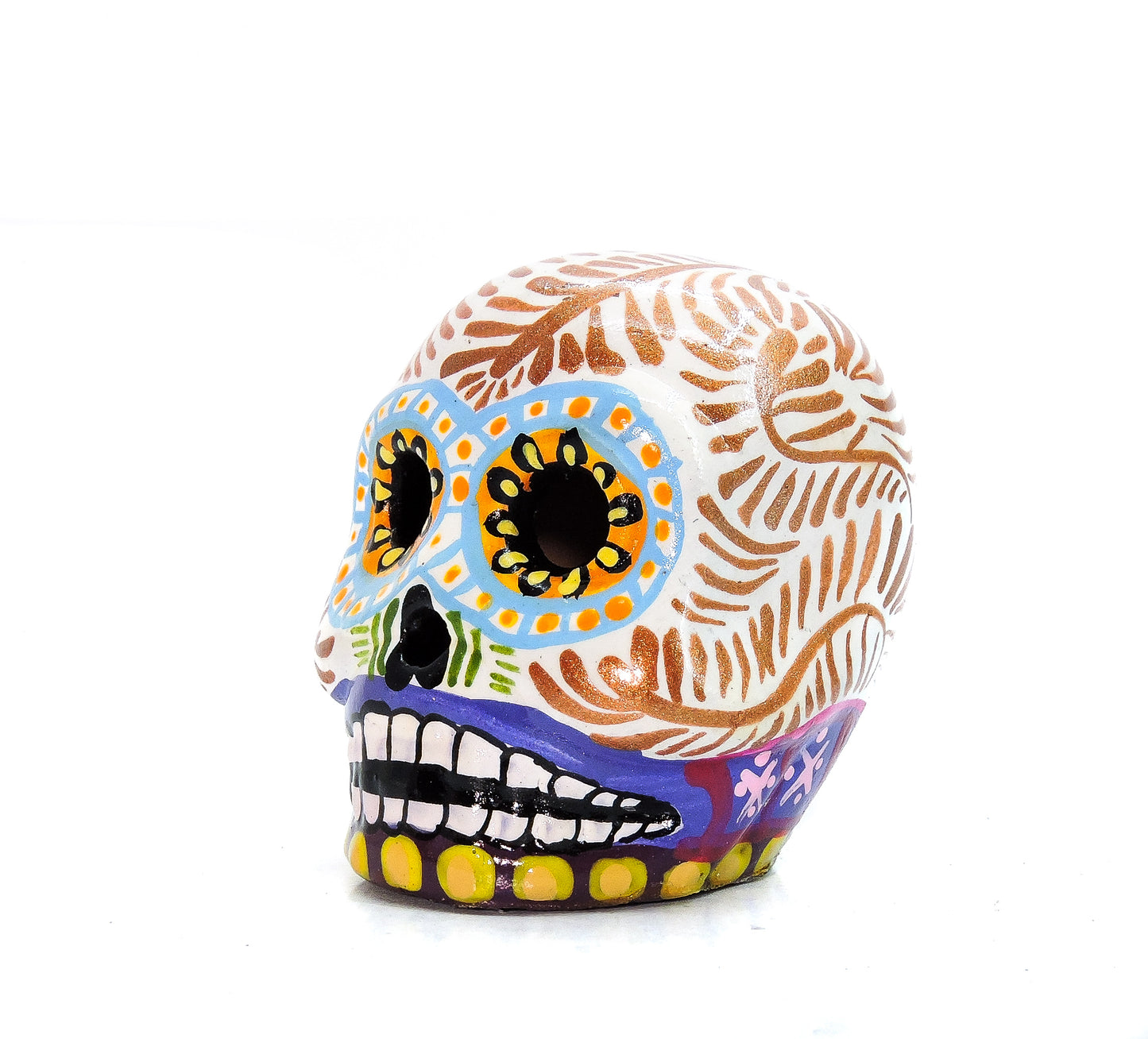 Calavera Chica decorado Plumilla