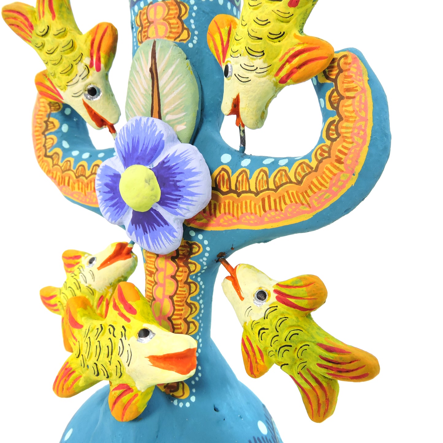 Candelabro Vara Peces Azul Aqua