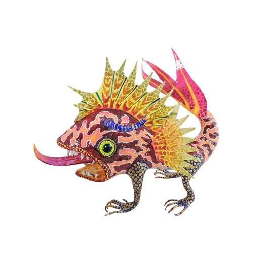 Pez Anfibio Crestado Naranja