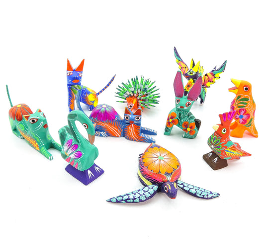 Set De 100 Alebrijes Mini