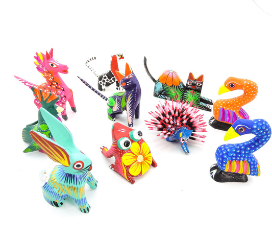 Set 30 Alebrijes Miniatura