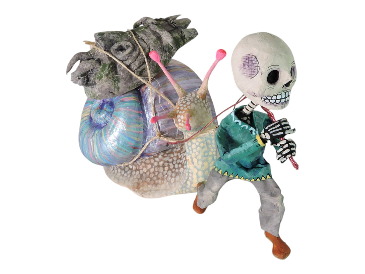 Caracol con Tlaloc de Piedra