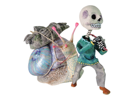 Caracol con Tlaloc de Piedra