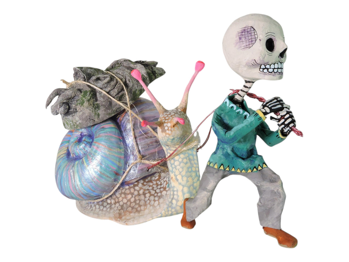 Caracol con Tlaloc de Piedra