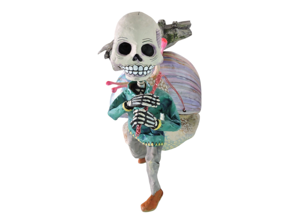 Caracol con Tlaloc de Piedra