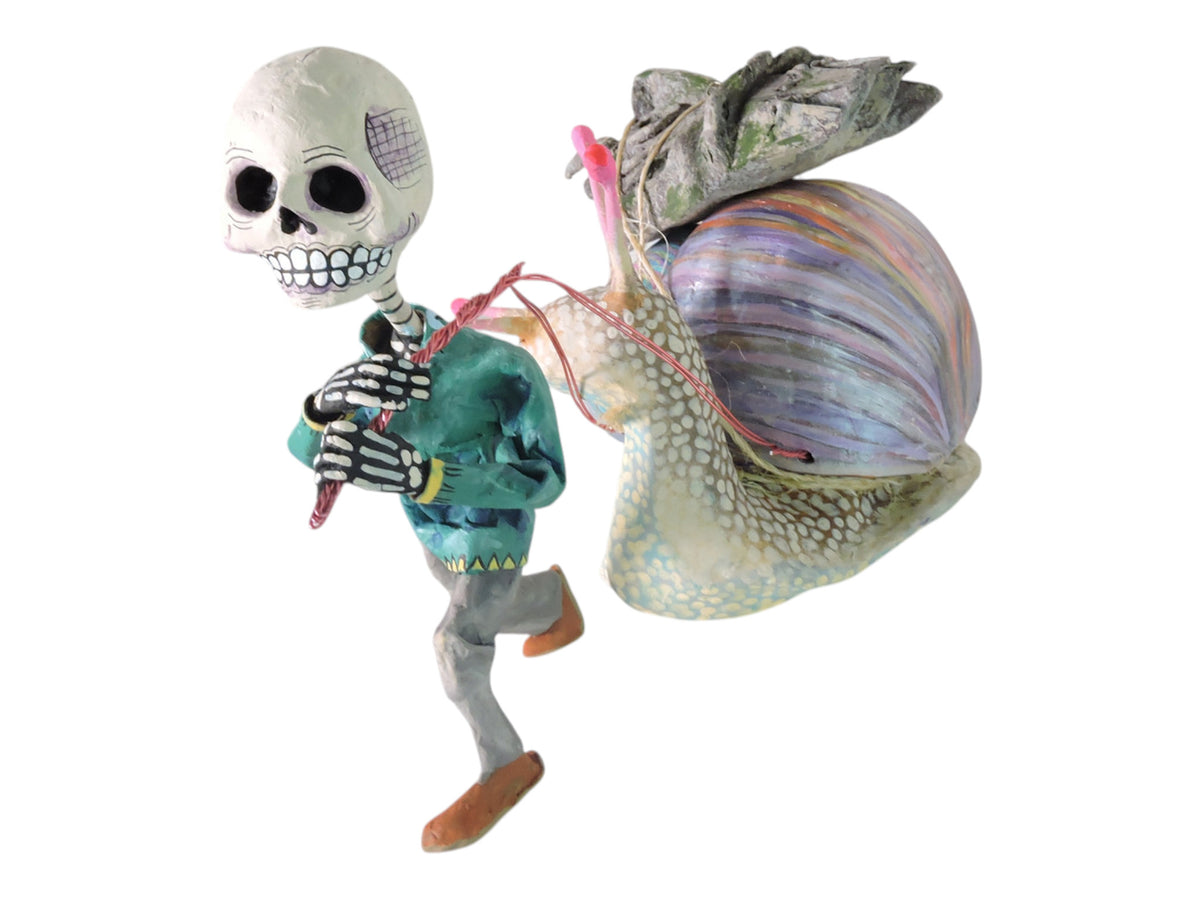 Caracol con Tlaloc de Piedra