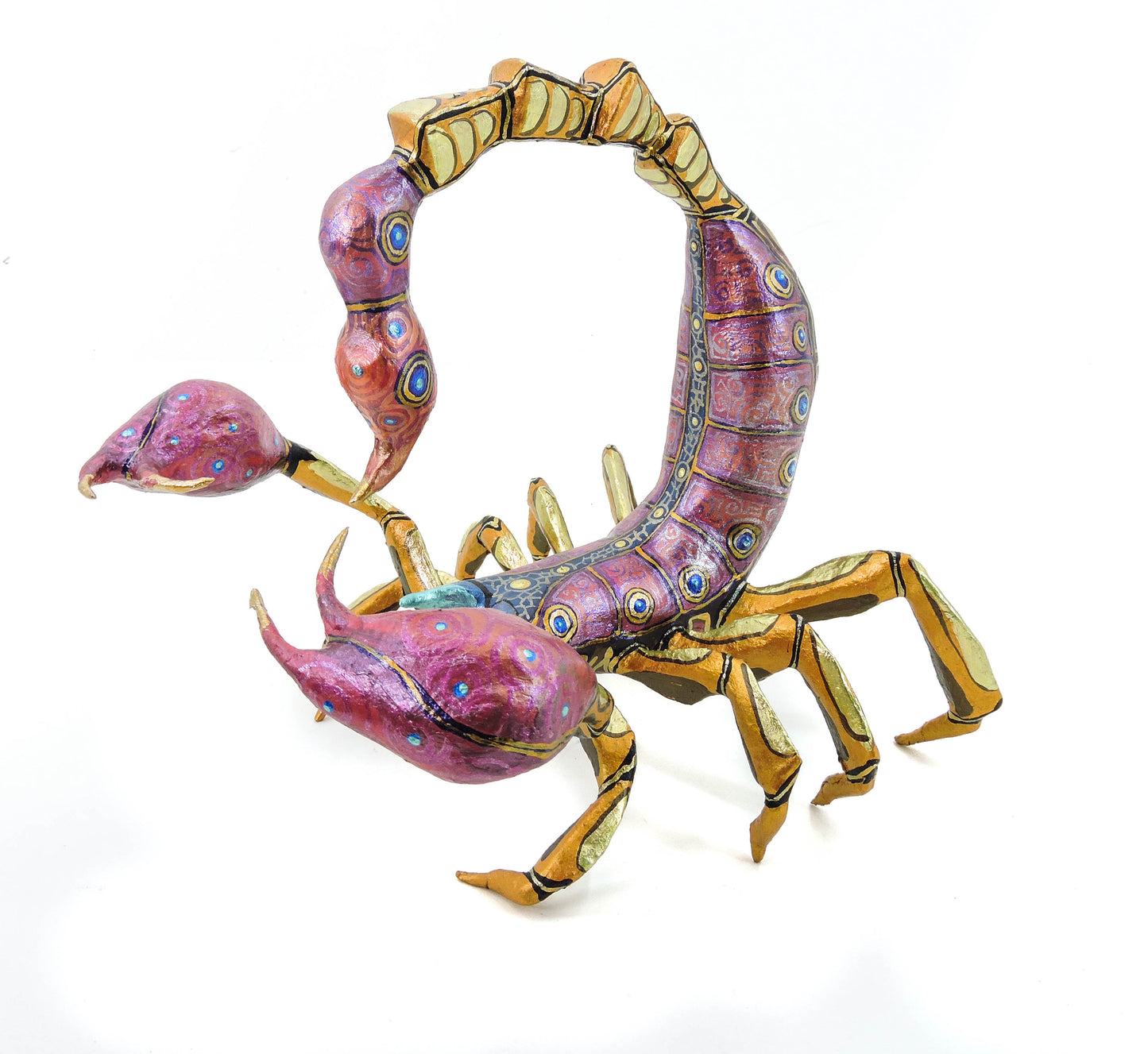 Escorpion Metalico Rojo