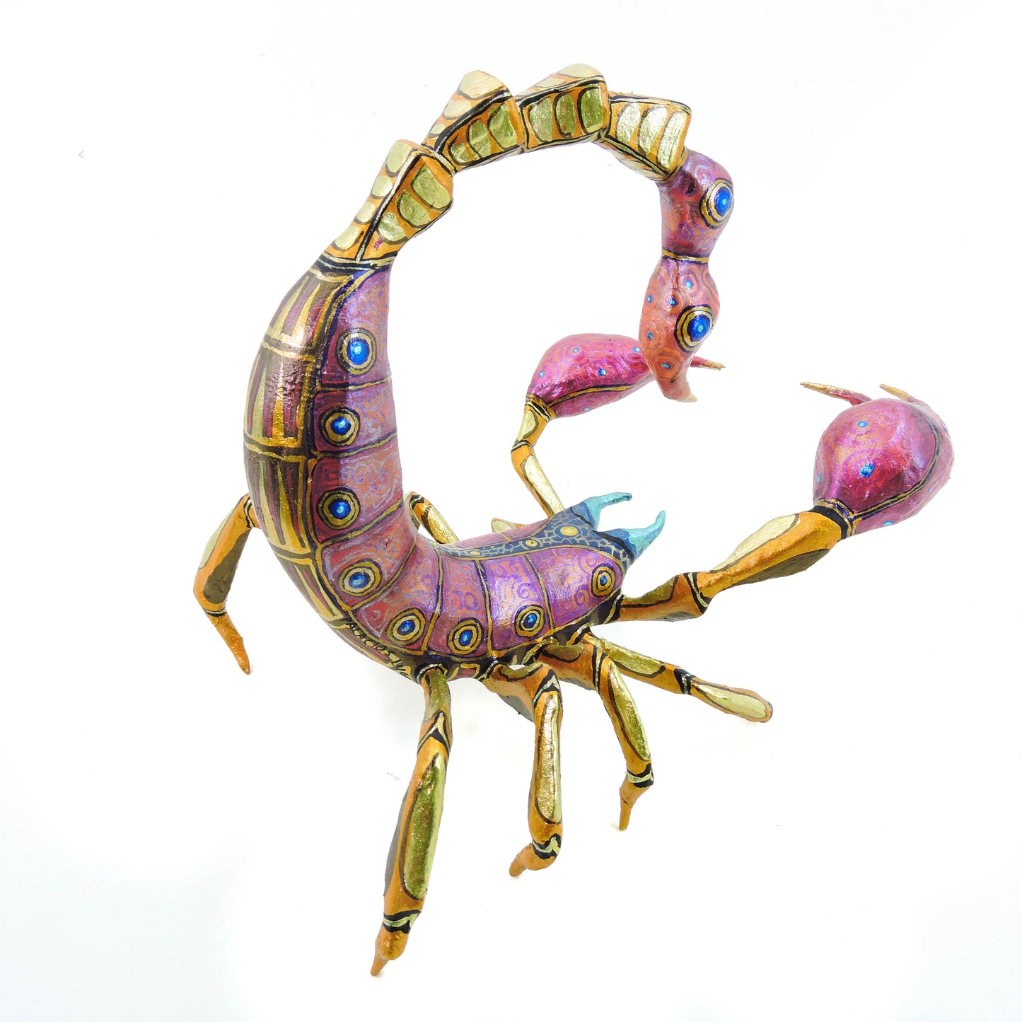 Escorpion Metalico Rojo