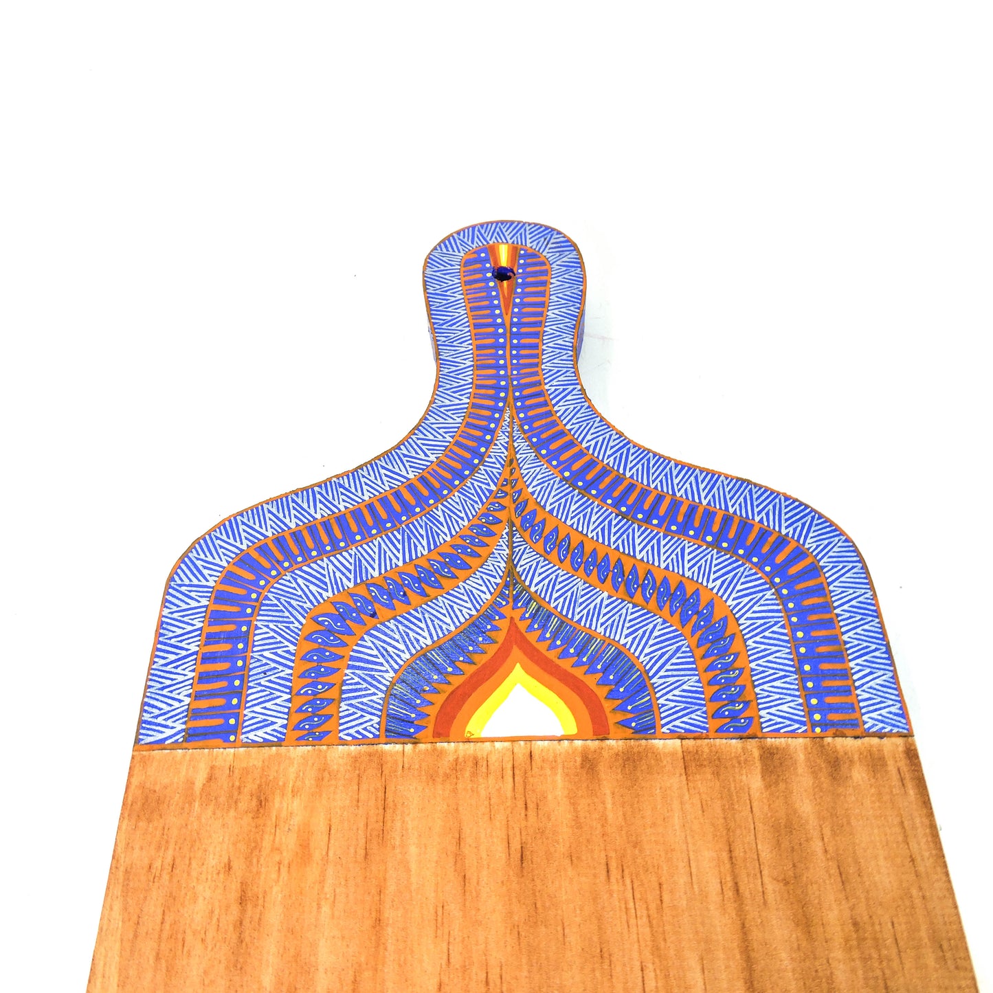 Tabla De Quesos Artesanal Alebrije Artesania Mexicana Azul