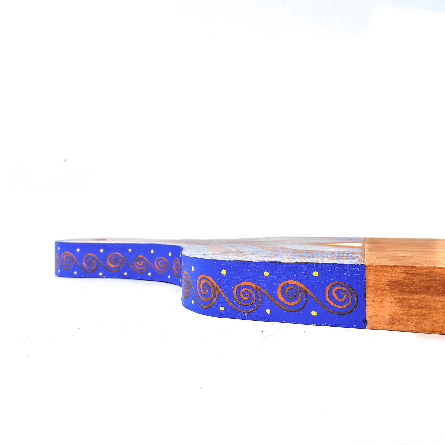 Tabla De Quesos Artesanal Alebrije Artesania Mexicana Azul