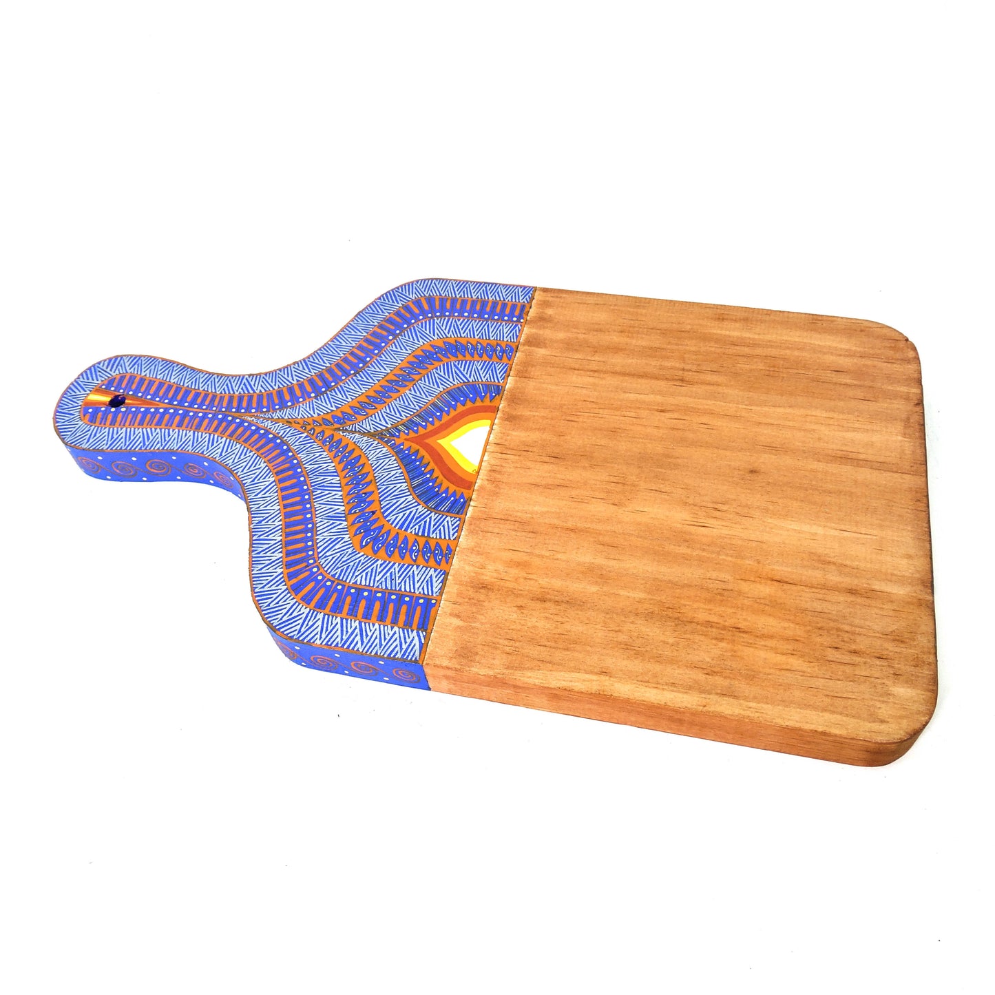 Tabla De Quesos Artesanal Alebrije Artesania Mexicana Azul