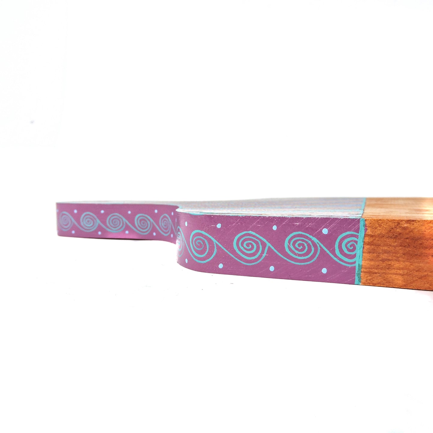 Tabla De Quesos Artesanal Alebrije Artesania Mexicana Lila