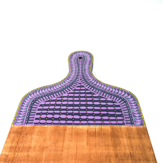 Tabla De Quesos Artesanal Alebrije Artesania Mexicana Morada