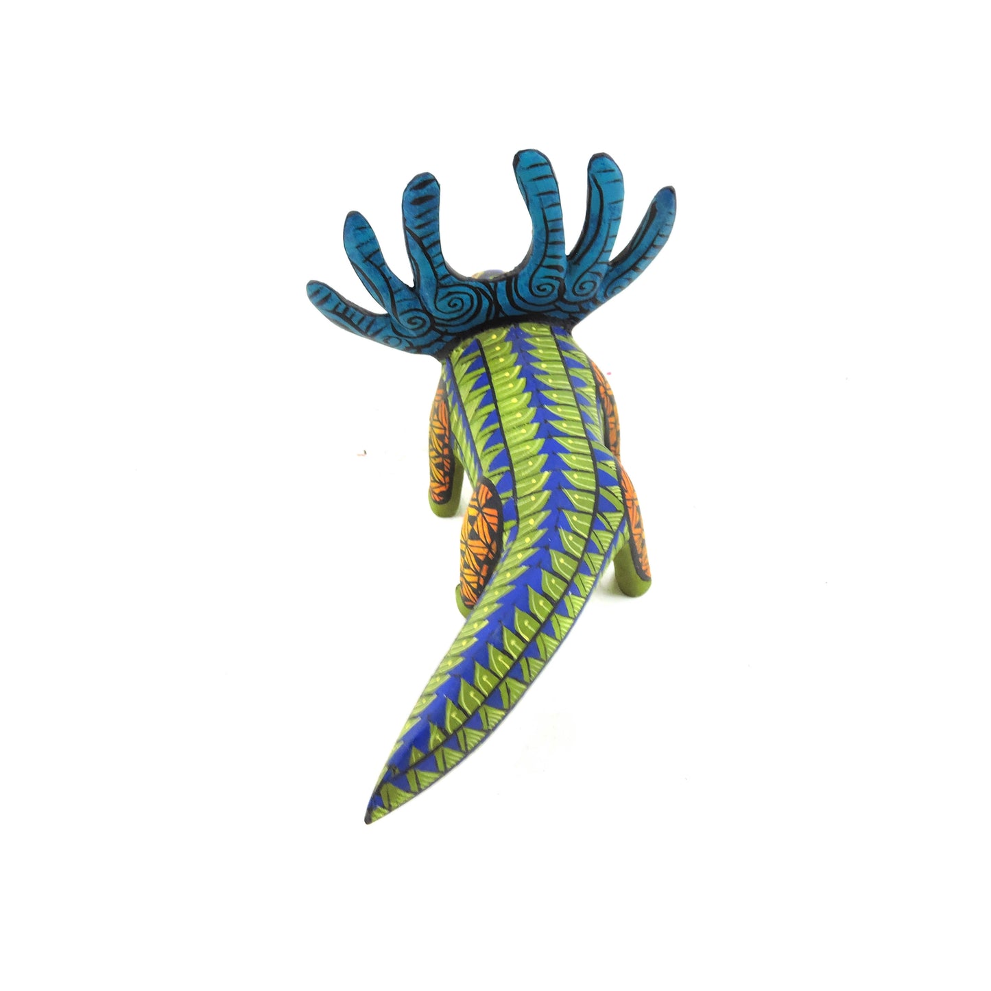 Alebrije Ajolote Grecas Zapotecas Verde