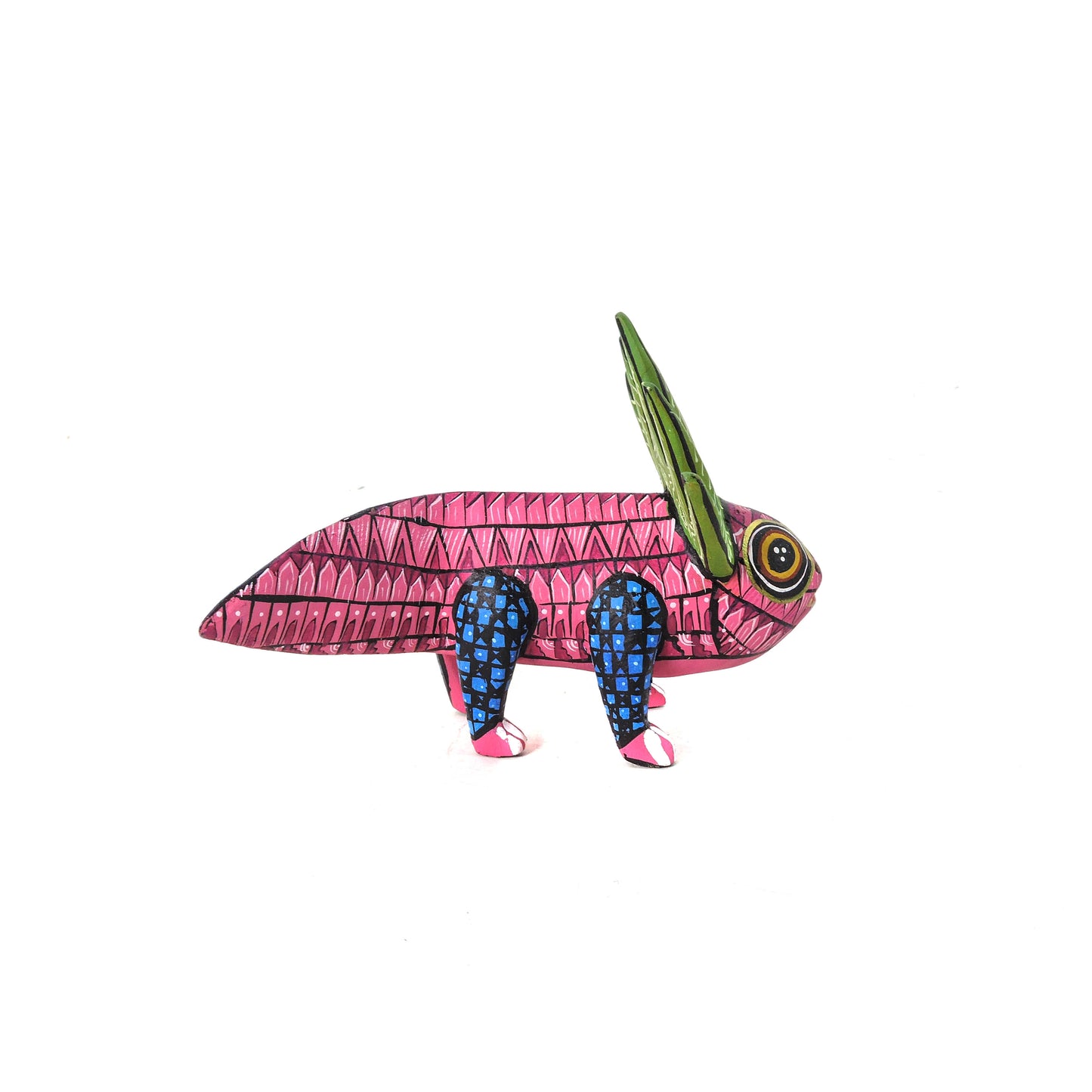 Alebrije Ajolote Grecas Zapotecas Rosa