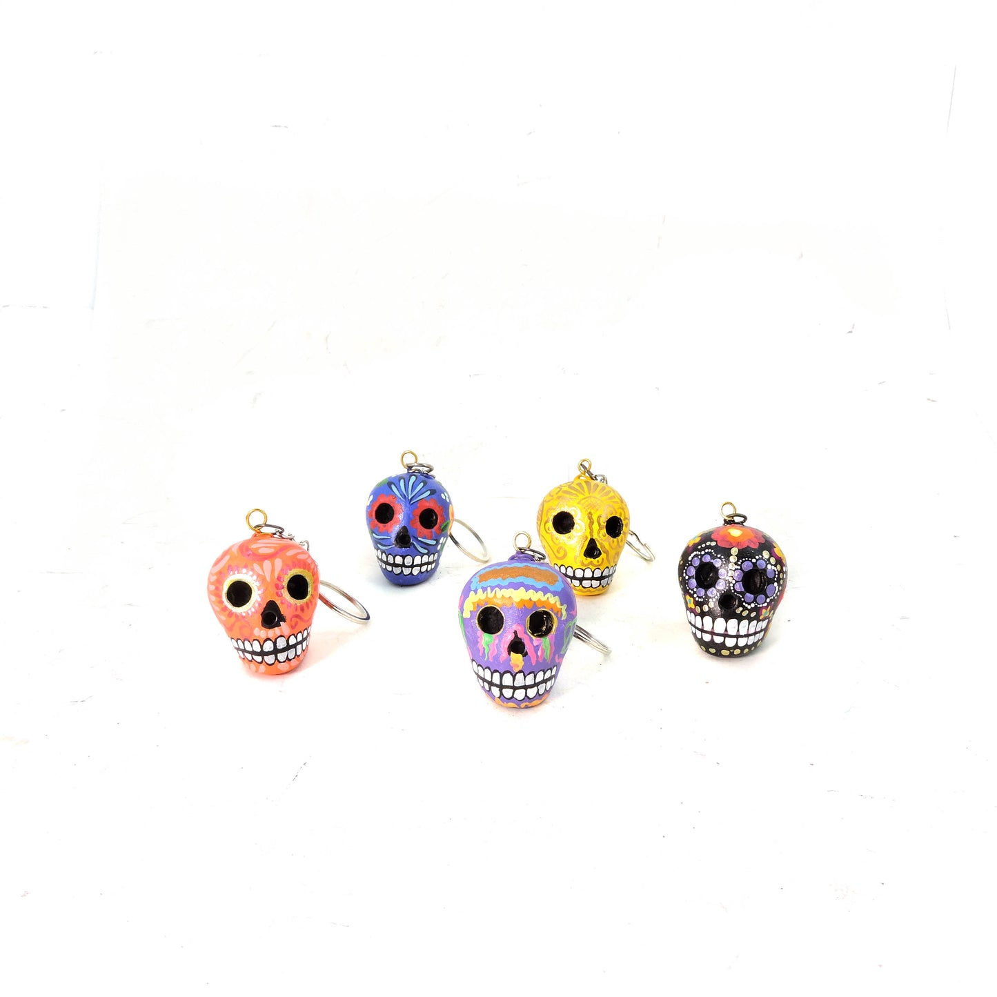 Set de 5 llaveros Craneo 3