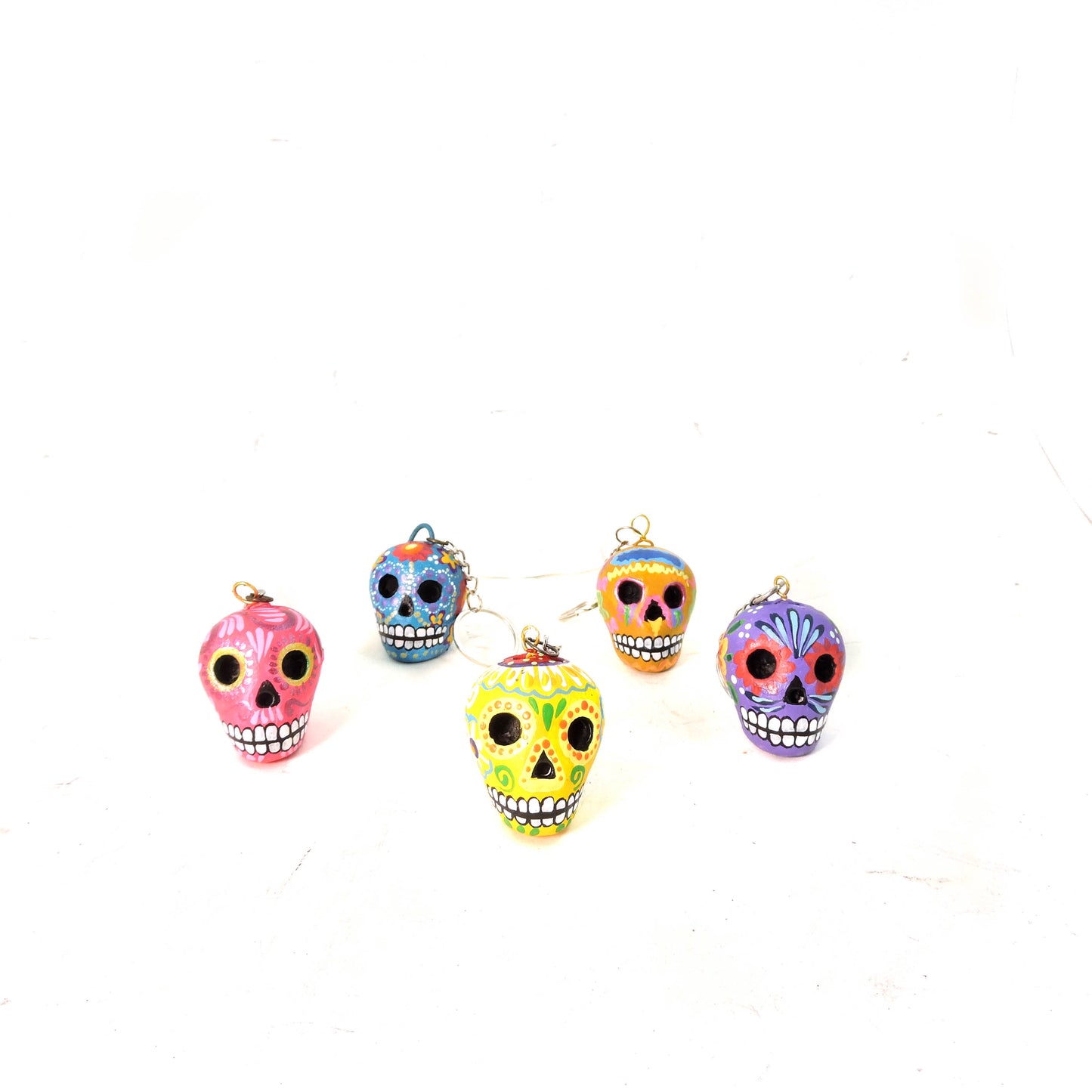 Set de 5 llaveros Craneo 4