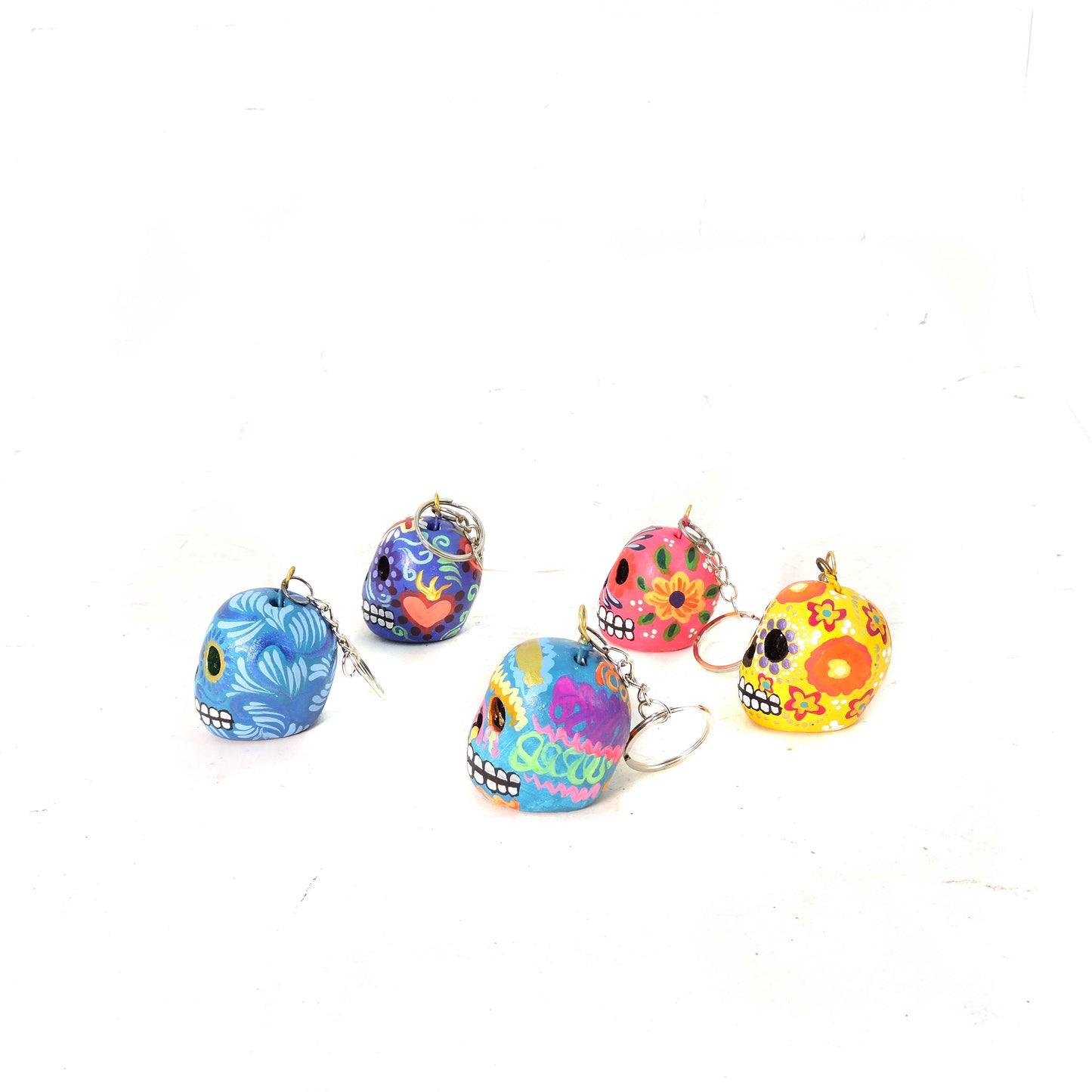 Set de 5 llaveros Craneo 5