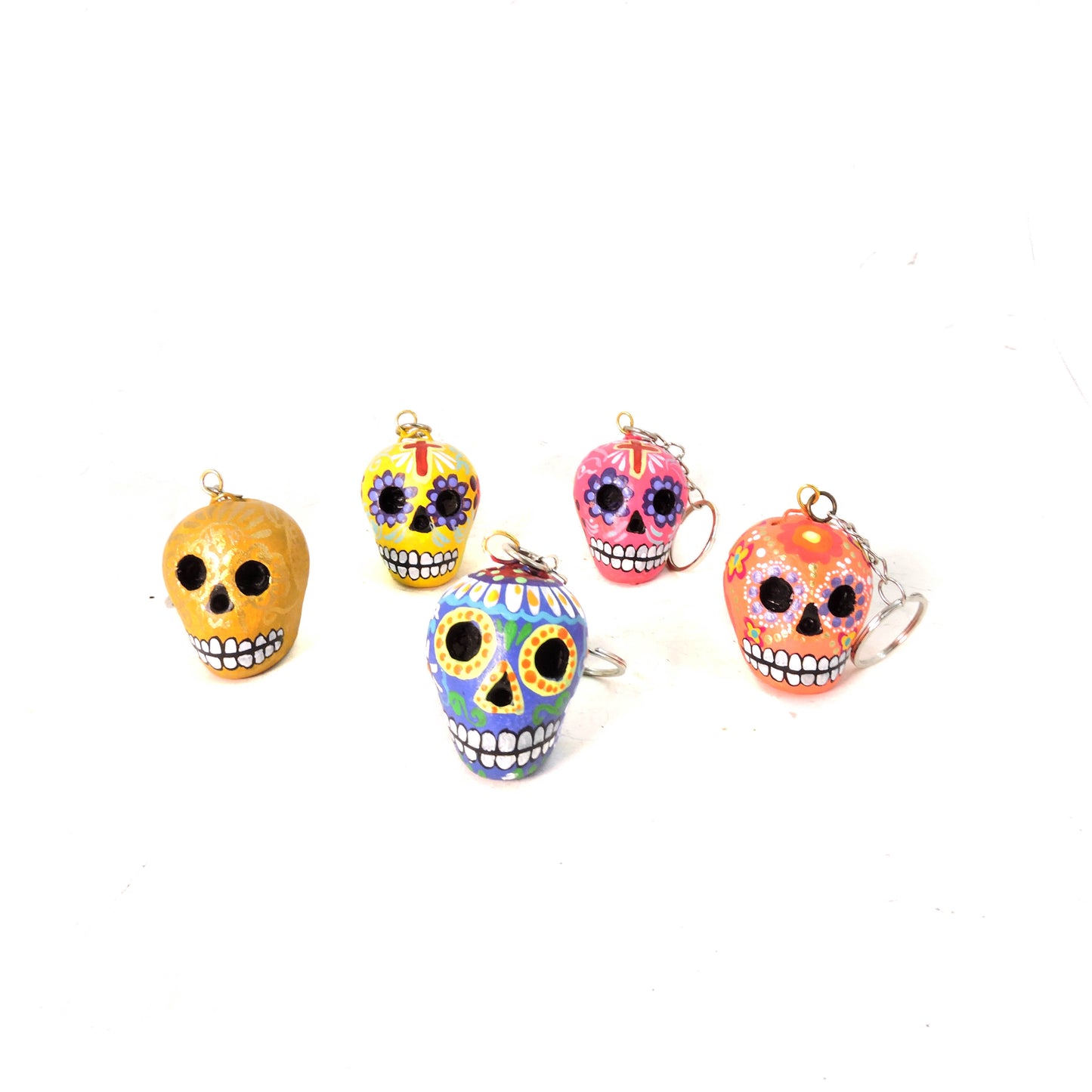 Set de 5 llaveros Craneo 13