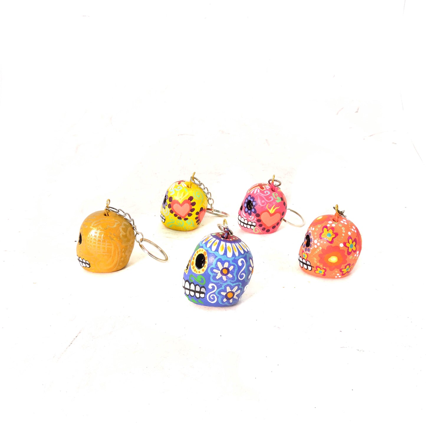 Set de 5 llaveros Craneo 13