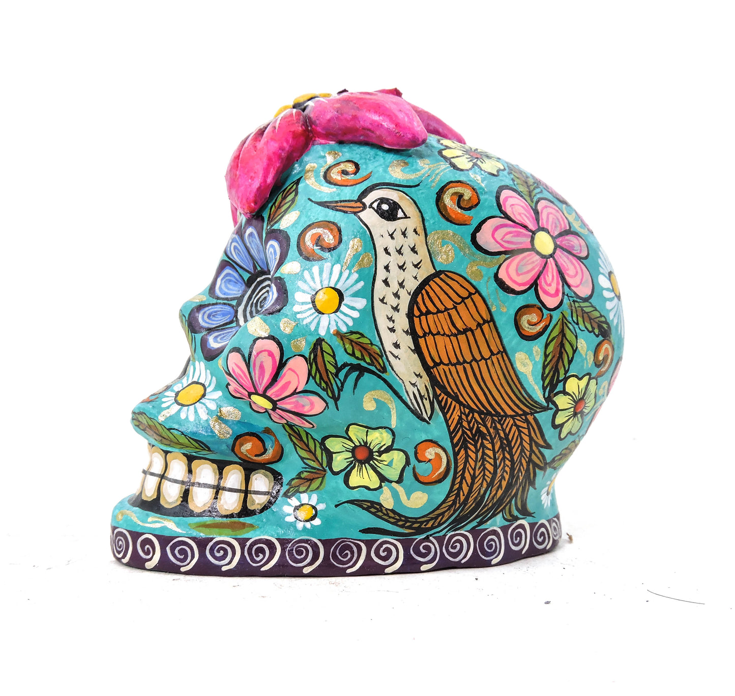 Craneo de Barro Hibiscus