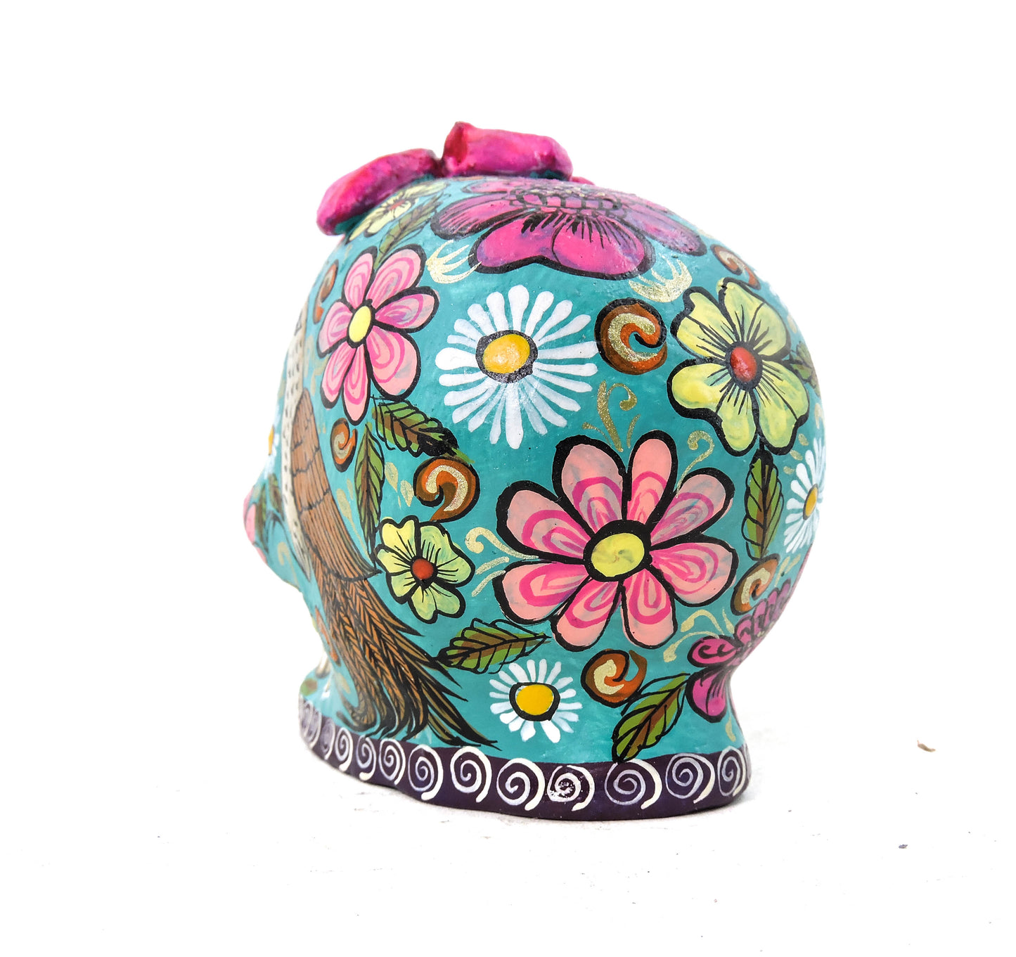 Craneo de Barro Hibiscus