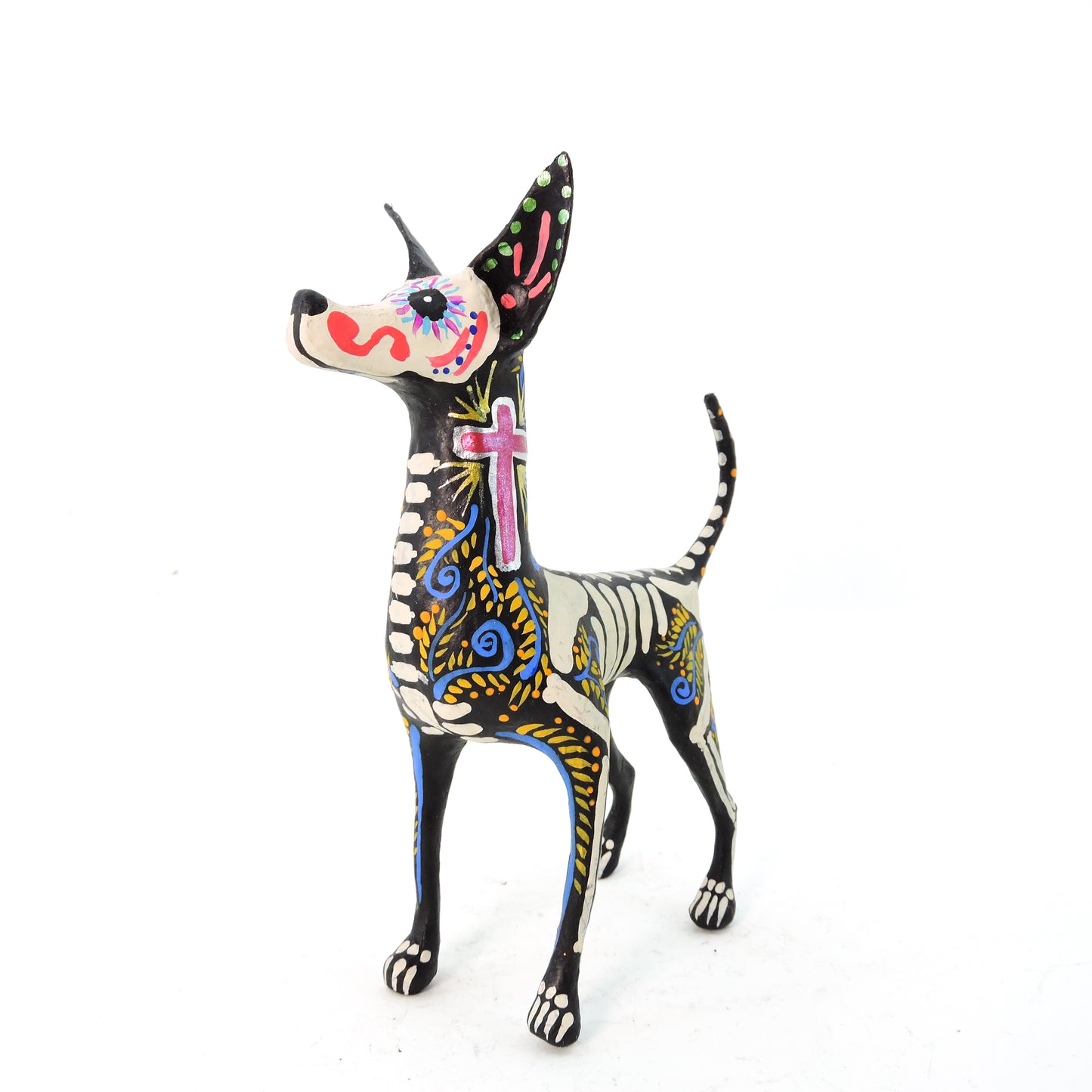 Xolo parado Cruz Roja