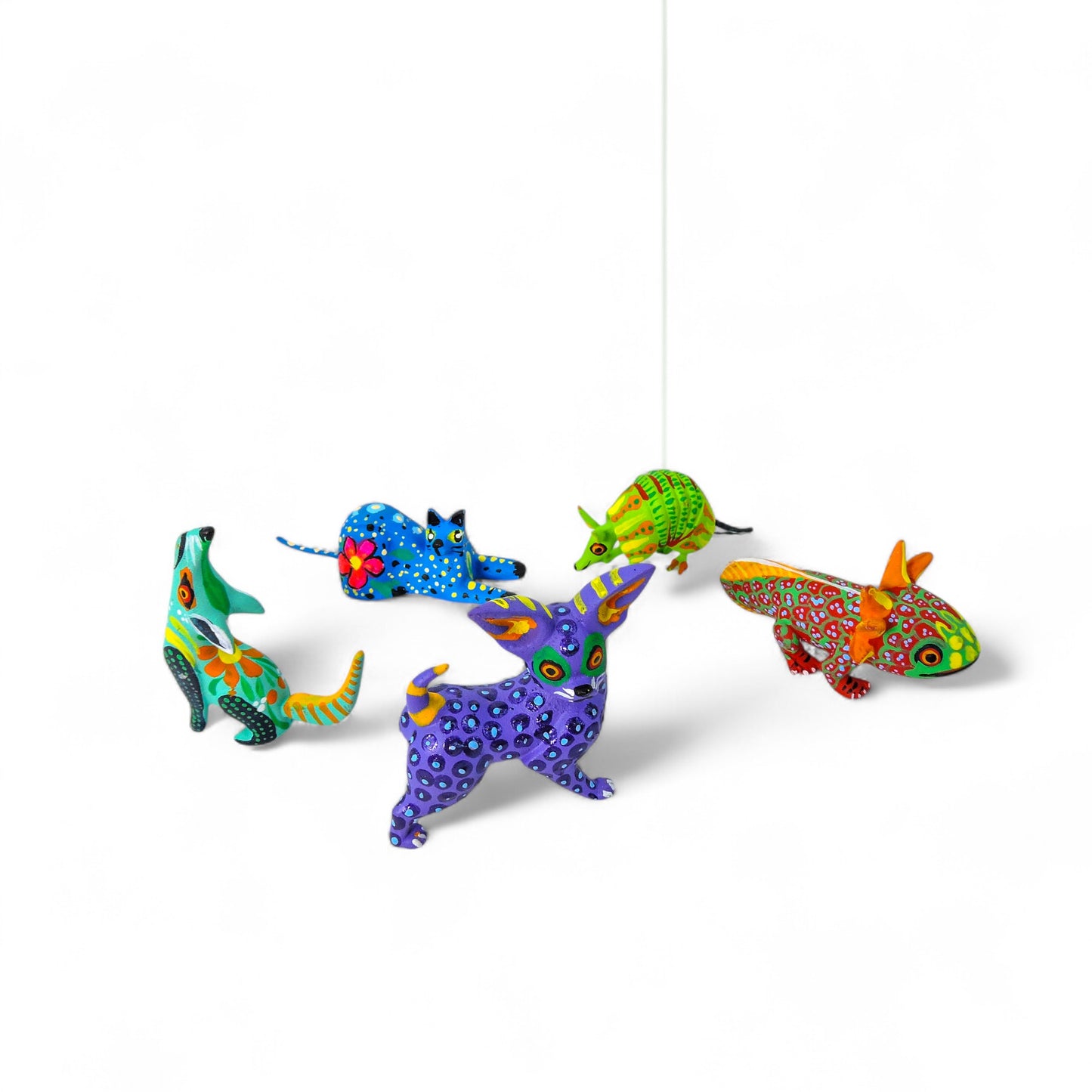 Set De 5 Alebrijes Mini 3D
