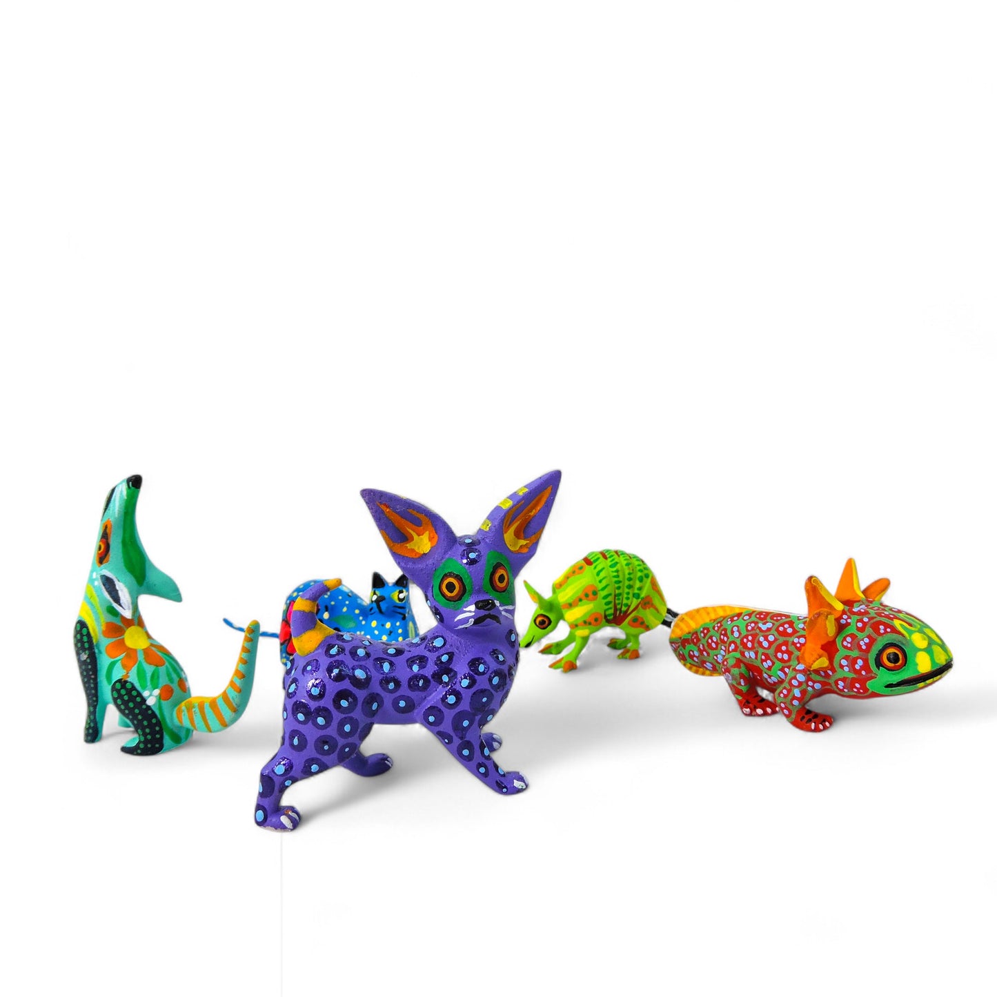Set De 5 Alebrijes Mini 3D