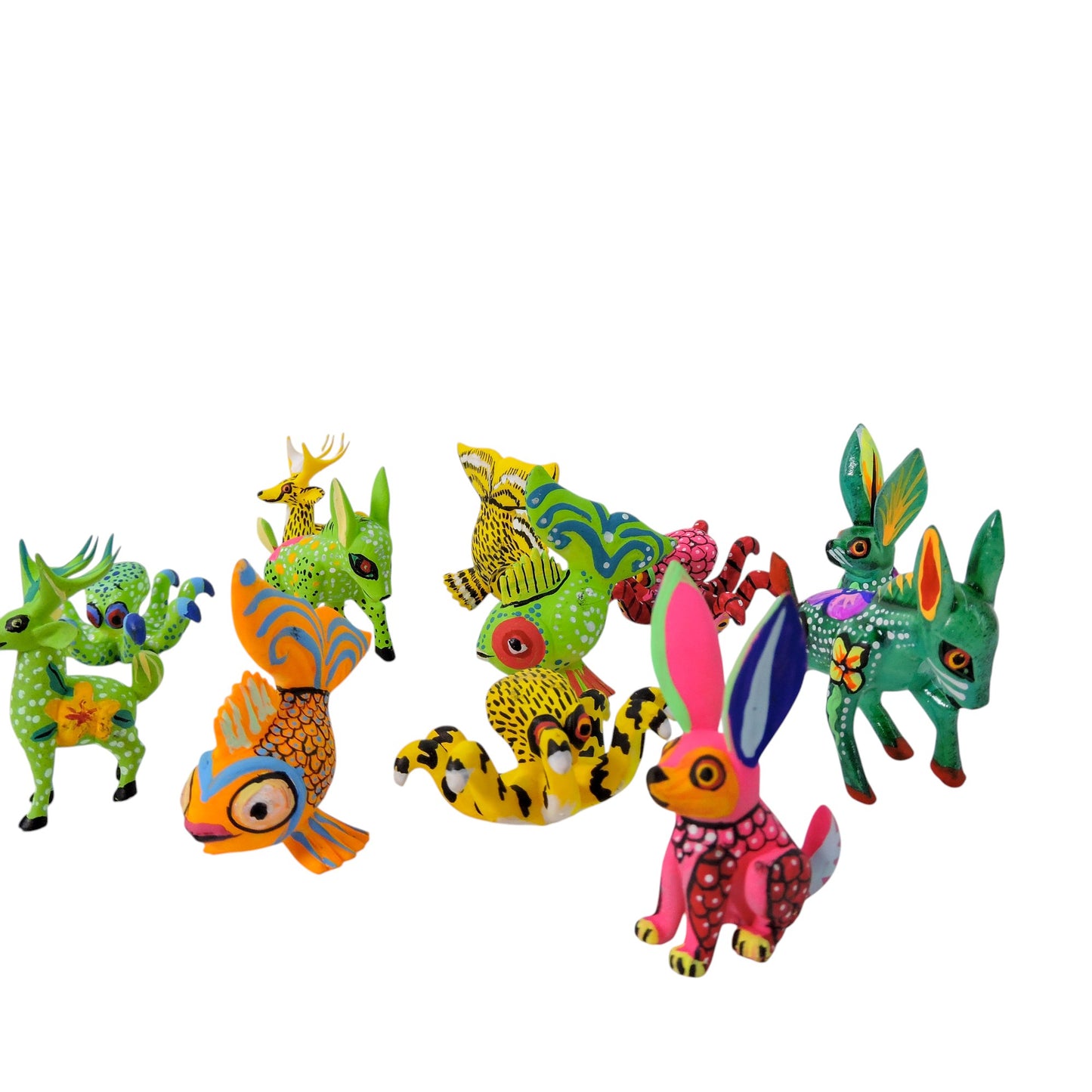 Set De 5 Alebrijes Mini 3D