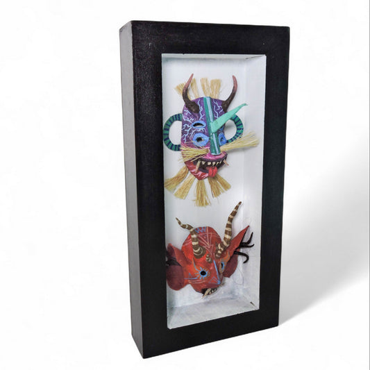 Mascara señor rojo y Anciano Txul