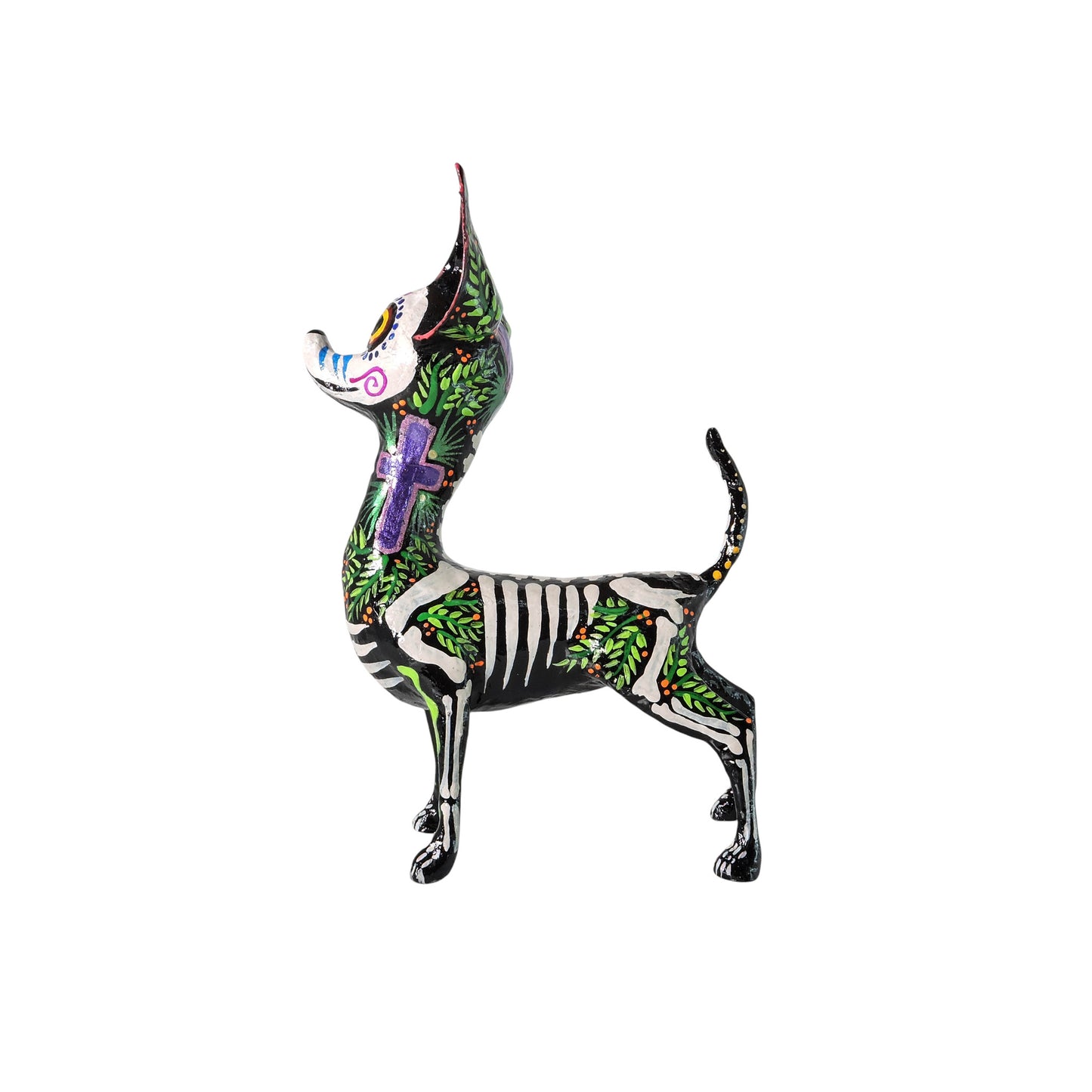 Chihuahua cruz morada