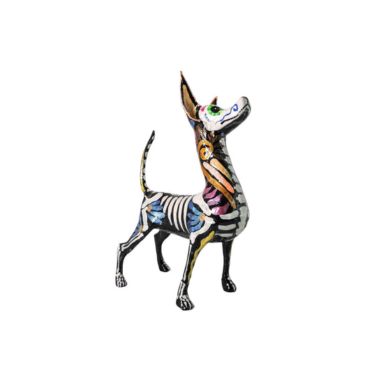 Xolo parado espiral rojo