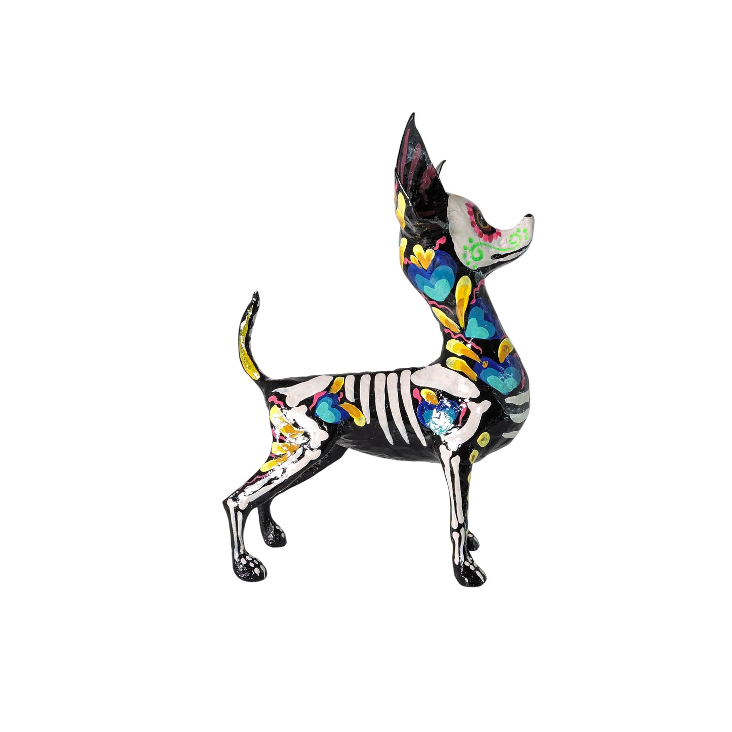 Chihuahua Corazon Azul Cielo