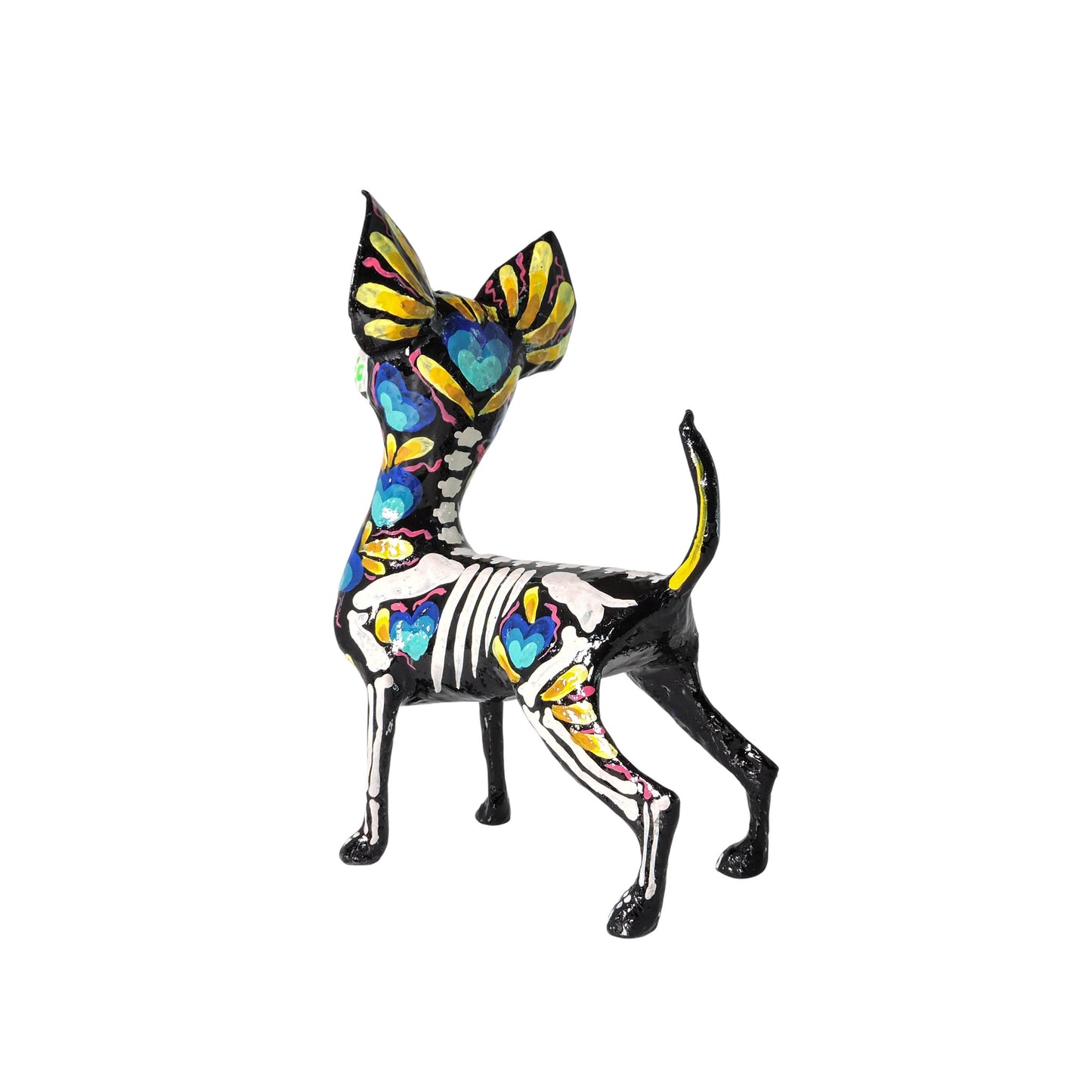 Chihuahua Corazon Azul Cielo