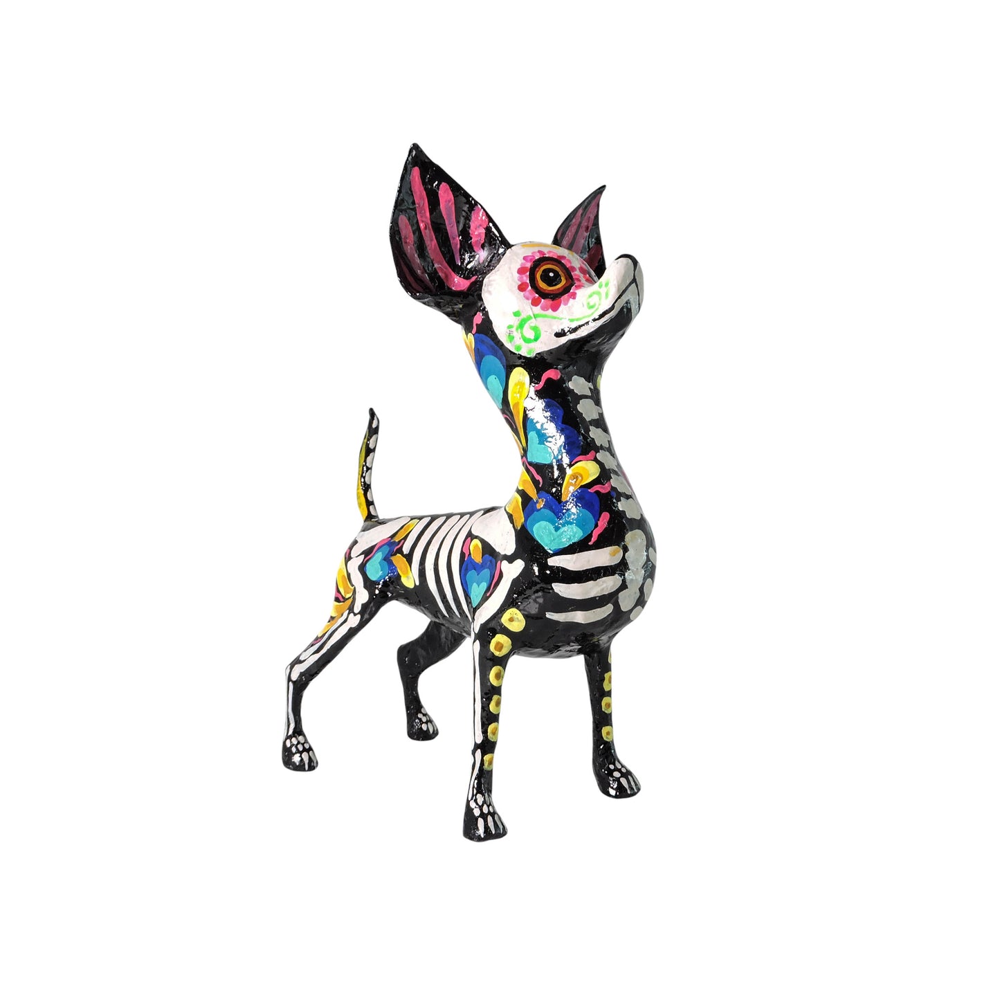 Chihuahua Corazon Azul Cielo