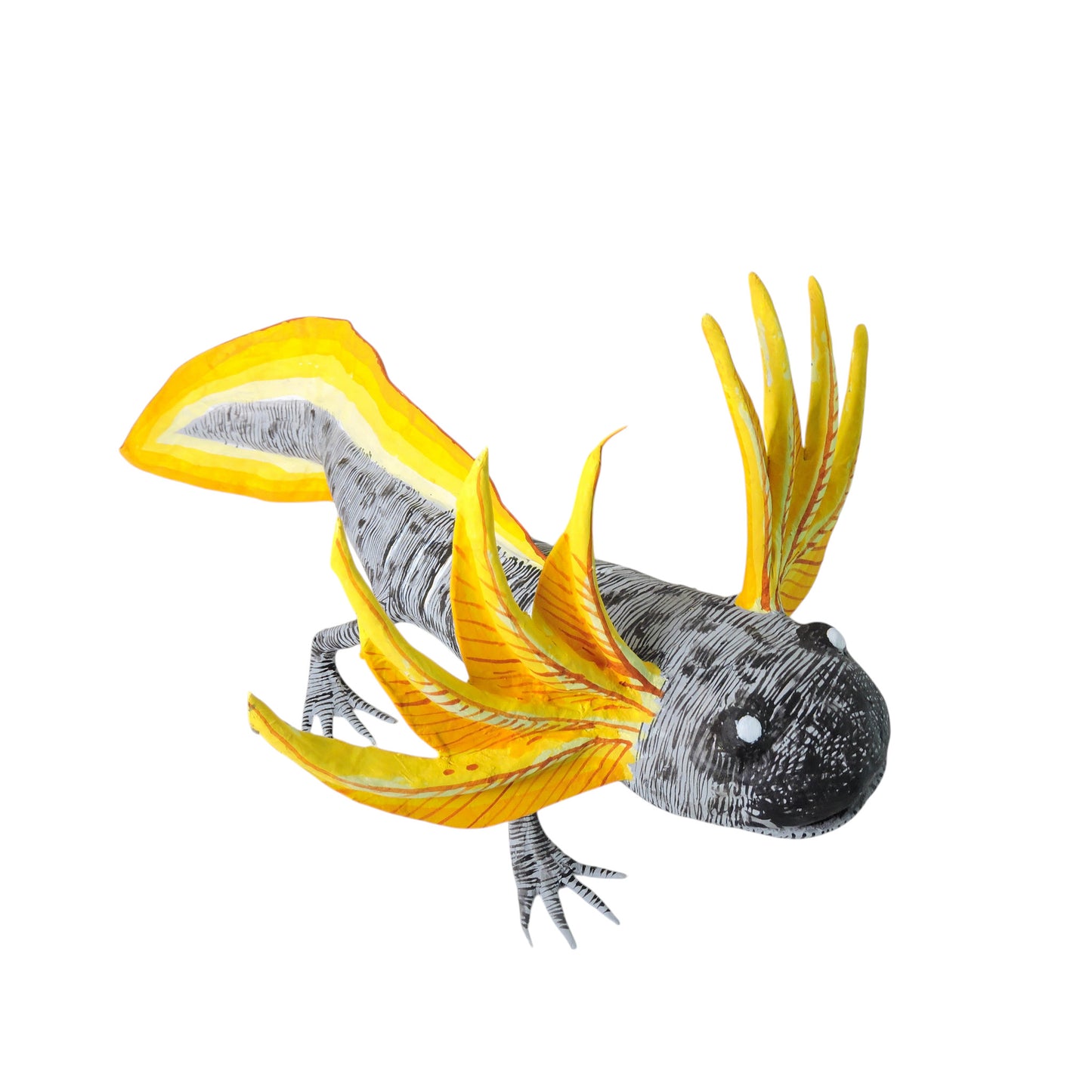 Ajolote Amarillo Albino