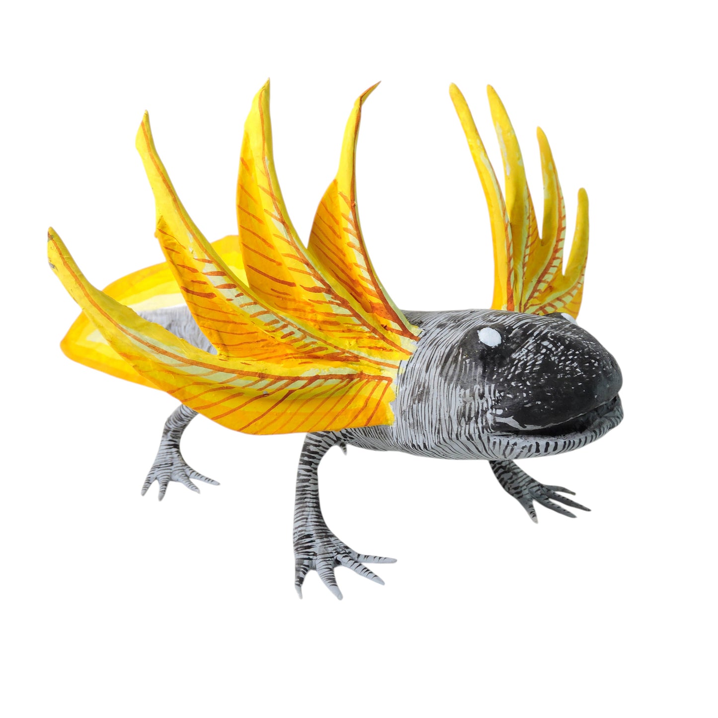 Ajolote Amarillo Albino