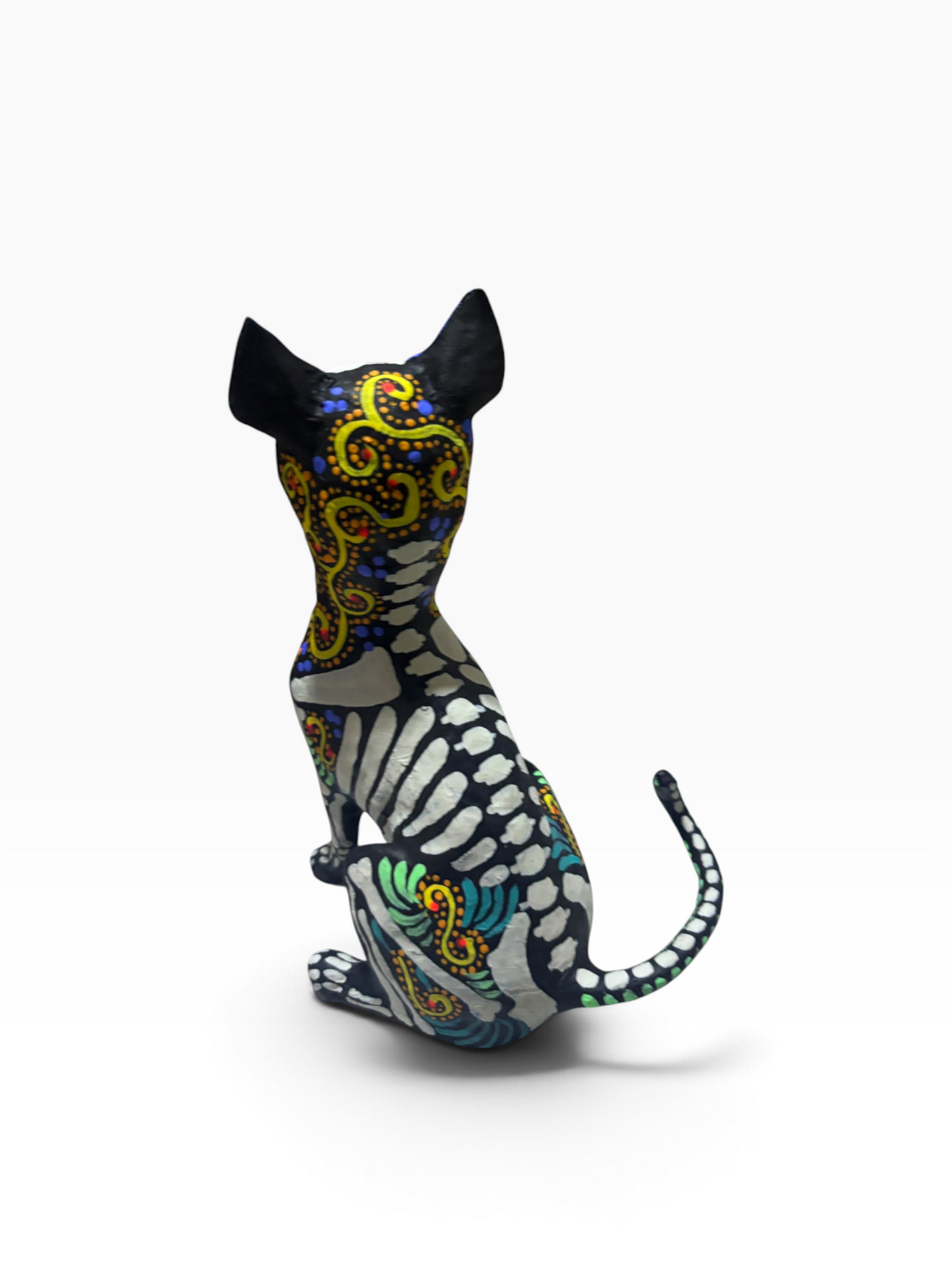 Gato Espirales Amarillos