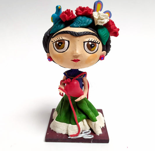 Muñeca Frida Khalo Vestido Verde