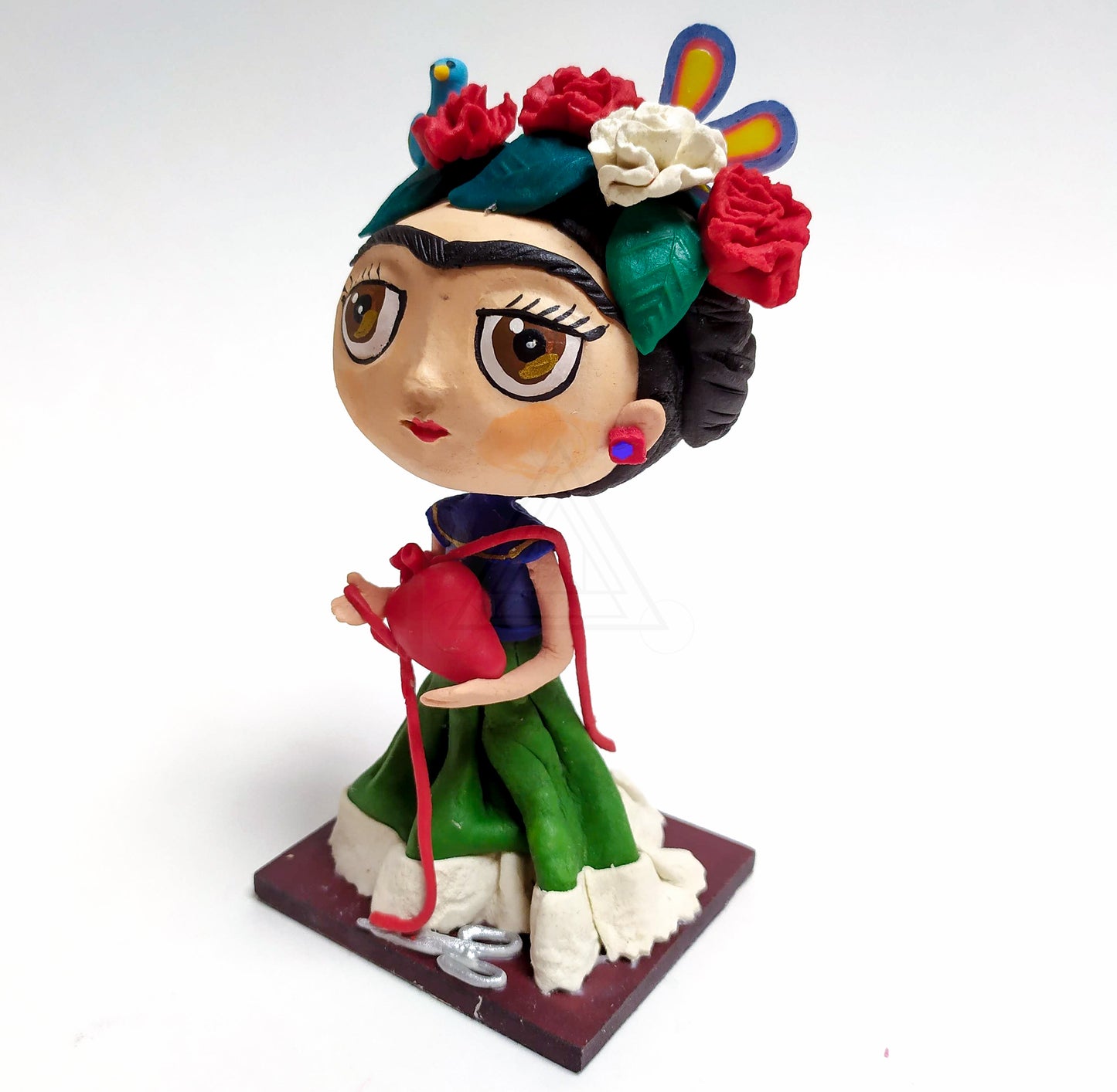 Muñeca Frida Khalo Vestido Verde
