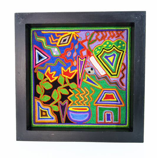 Cuadro Huichol "Palo Loco"