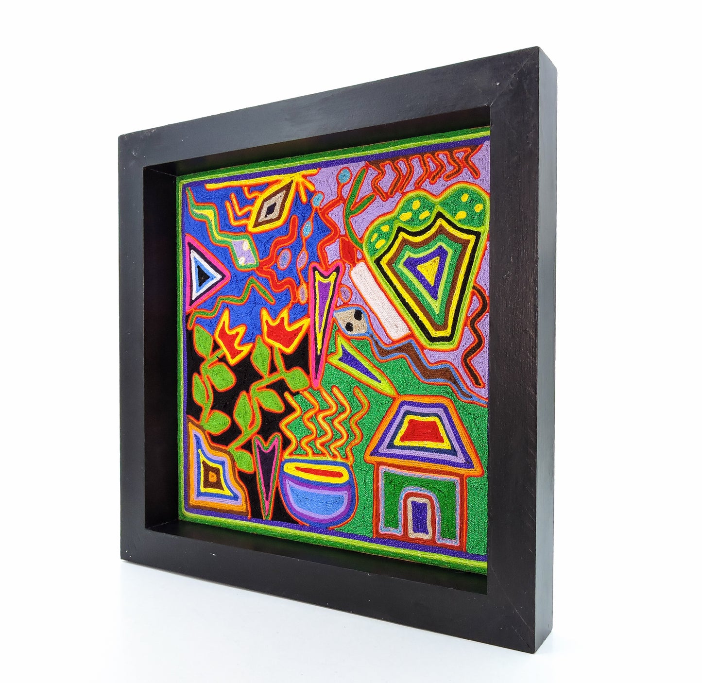 Cuadro Huichol "Palo Loco"