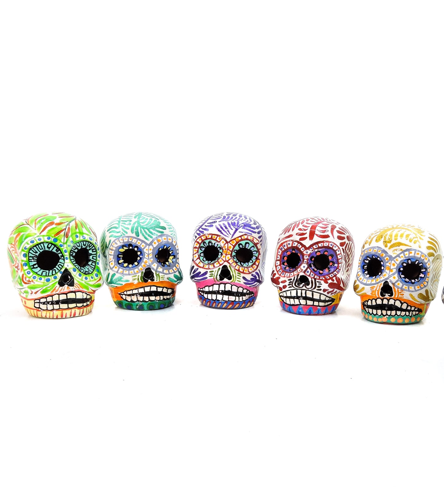 Calavera Chica decorado Plumilla