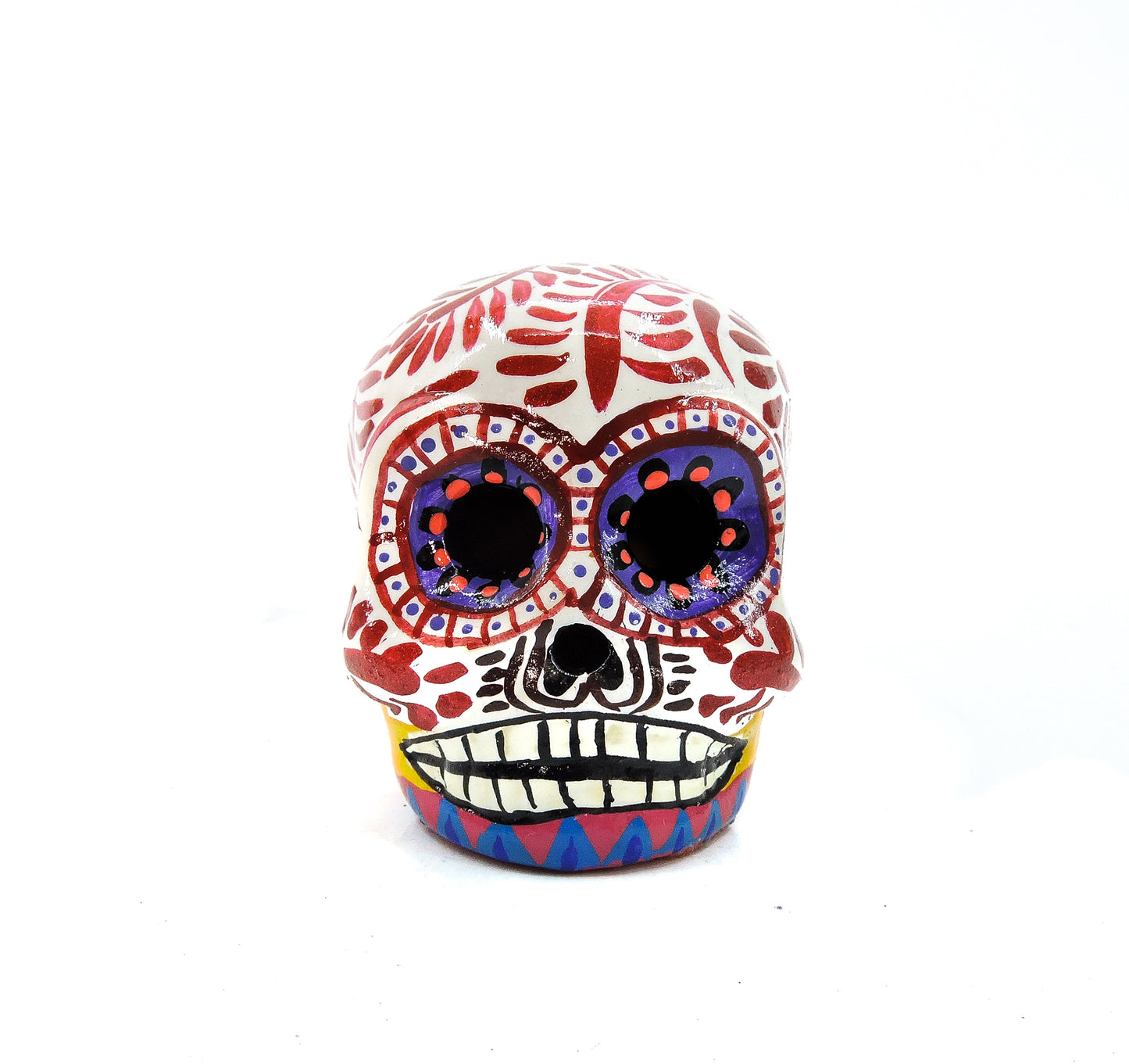 Calavera Chica decorado Plumilla