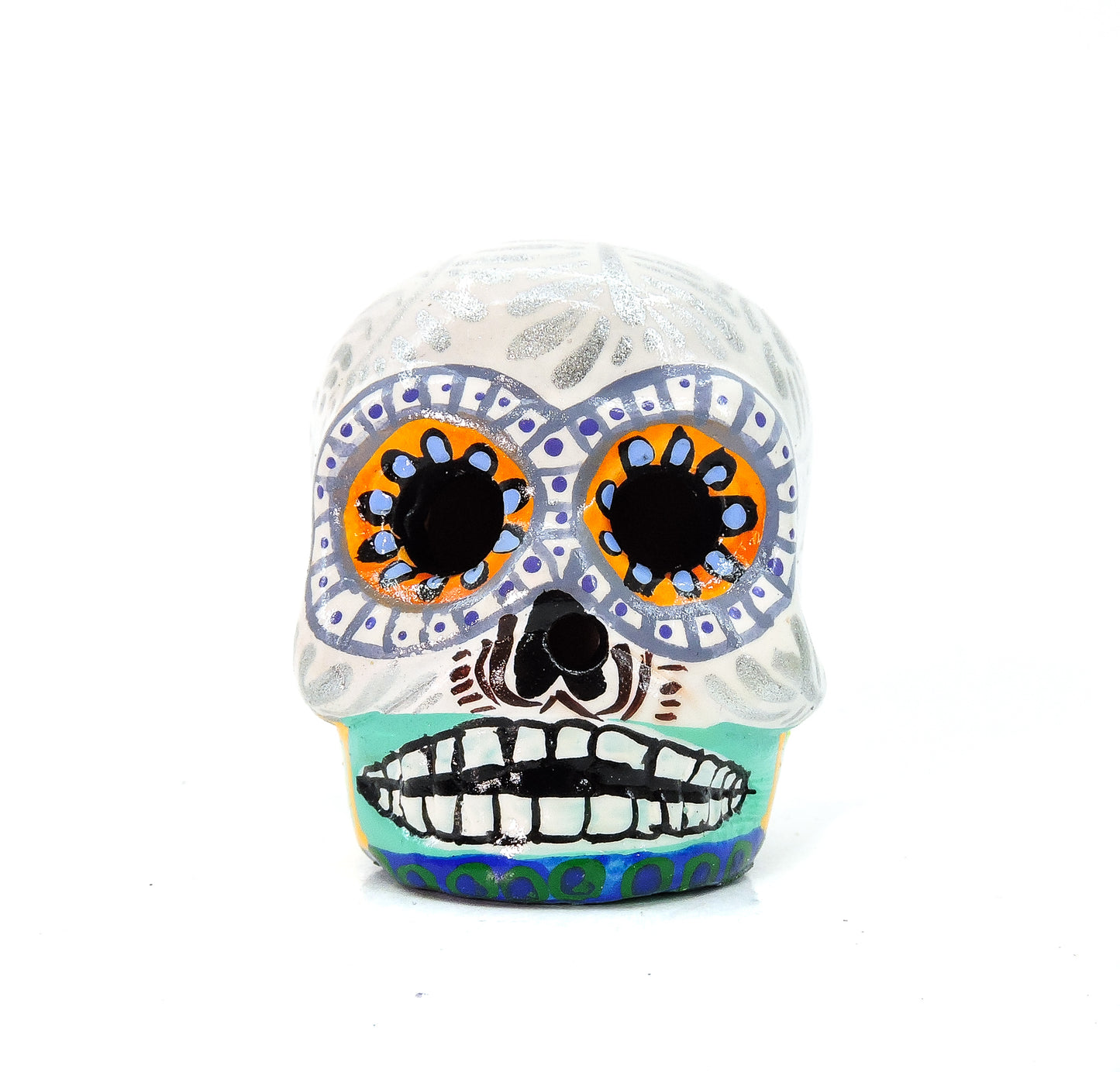 Calavera Chica decorado Plumilla