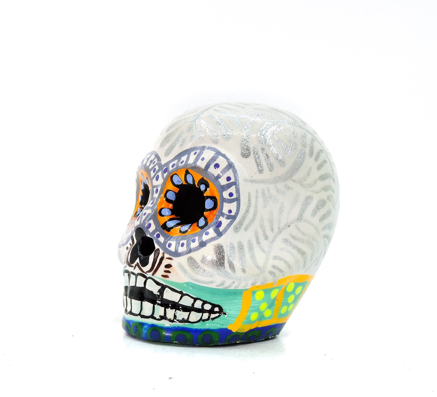 Calavera Chica decorado Plumilla